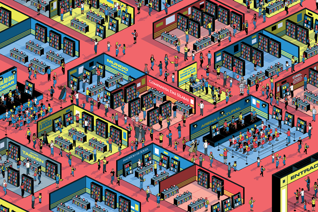 Ilustração da Bienal do Livro