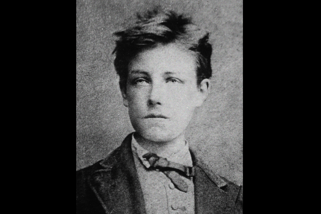 Retrato de Arthur Rimbaud.
