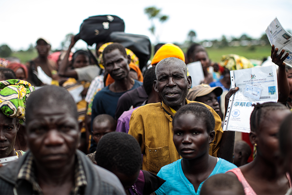 Refugiados do Congo em Uganda.