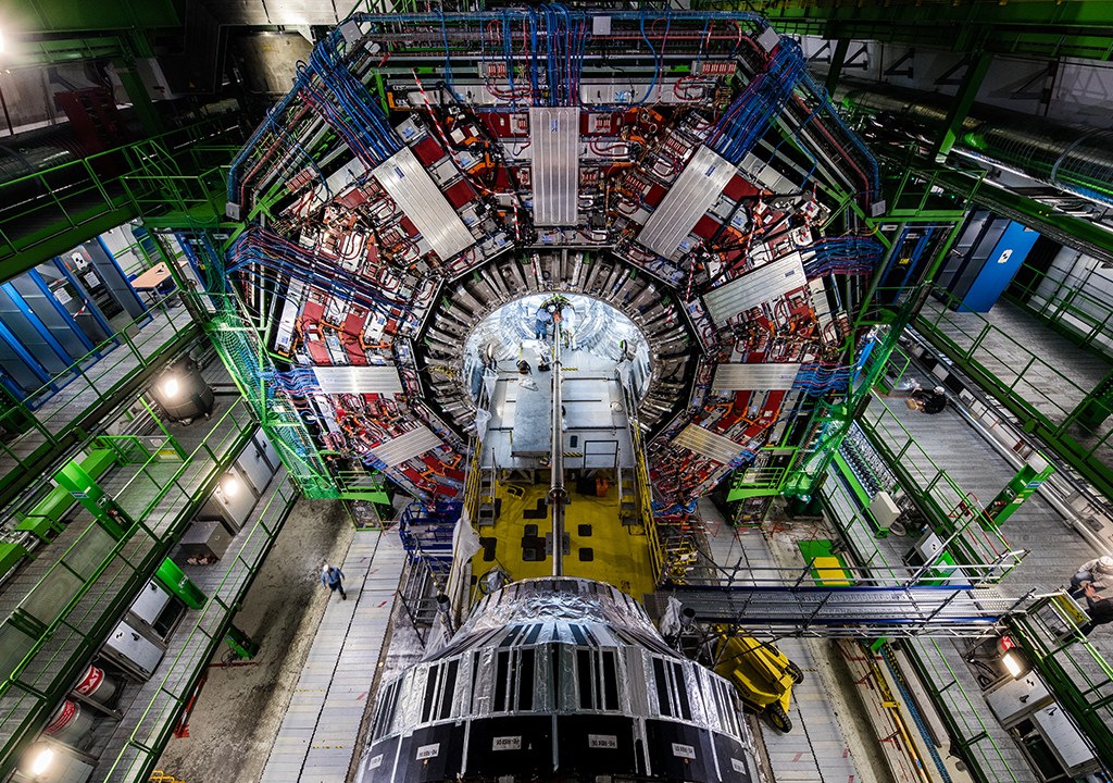 Imagem interna do LHC