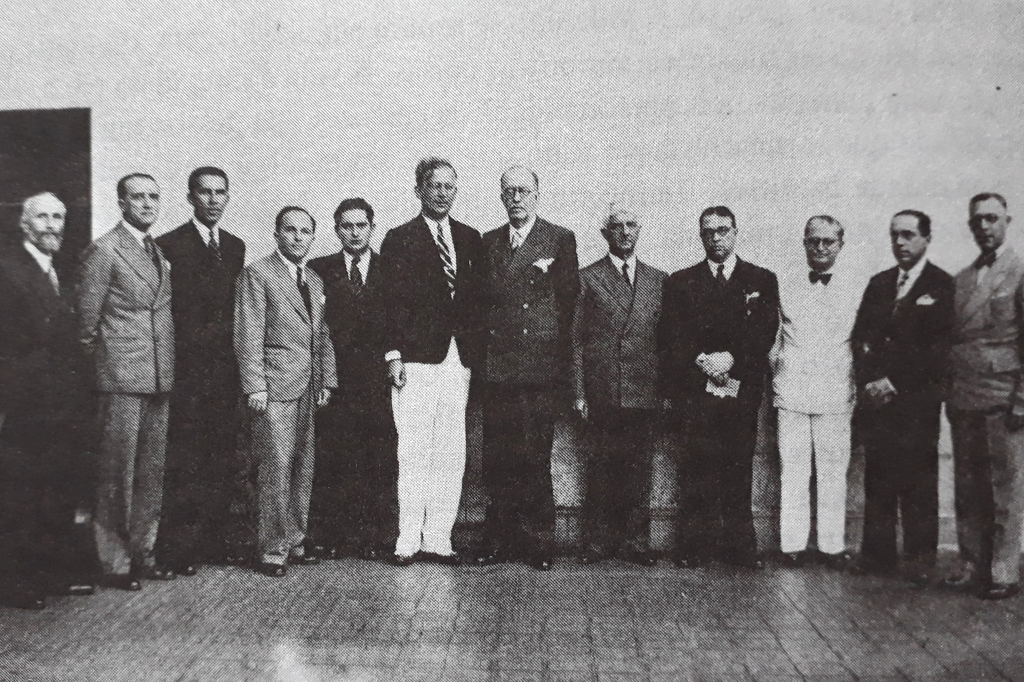 Foto de Gamow no Rio de Janeiro.