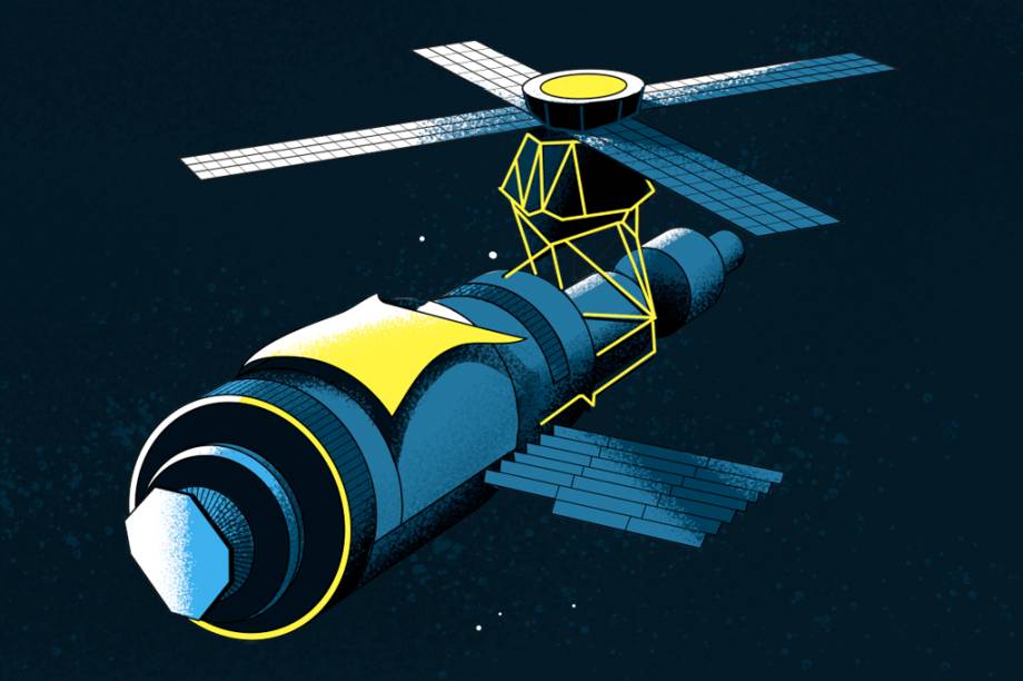 Skylab (1973). Primeira estação americana, foi construída pela empresa aeroespacial McDonnell Douglas (atualmente parte da Boeing) e carregada por um foguete Saturn V – o mesmo que levou o homem à Lua. Era 50% maior que as estações soviéticas, com 25 metros de comprimento e capacidade para até 9 astronautas. Foi perdendo altura até cair na atmosfera e se desintegrar em 1979.