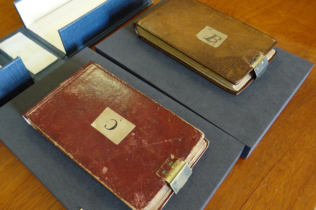 Cadernos roubados de Darwin.