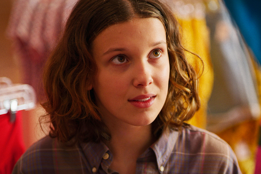 Foto da Eleven na terceira temporada de Stranger Things.