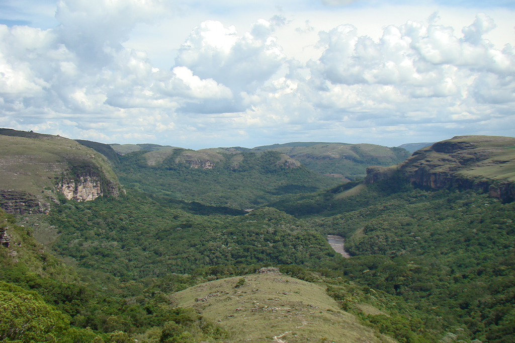 Imagem da paisagem do Cânion do Guartelá.