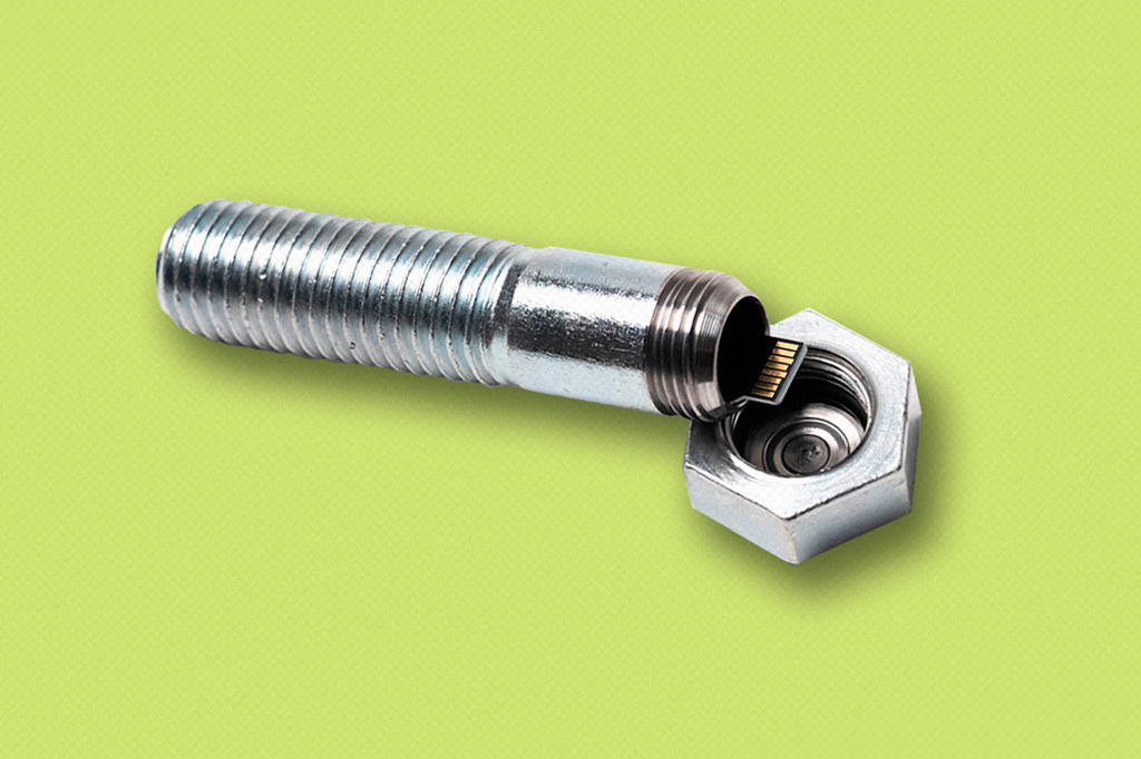 O parafuso Shomer Spy Bolt.