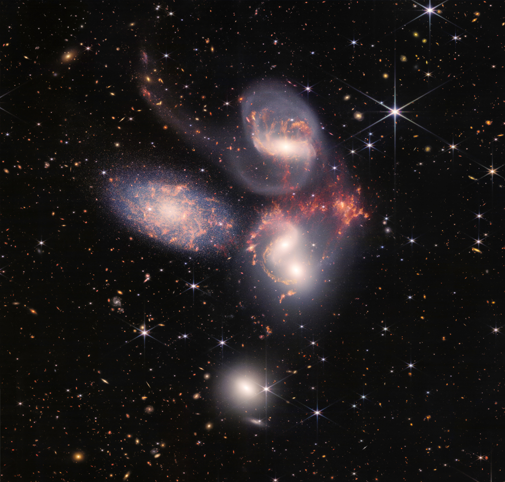 Imagem feita pelo telescópio James Webb.