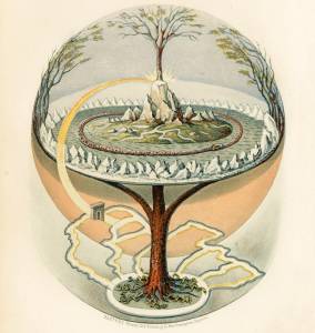 Ilustração da Yggdrasil.