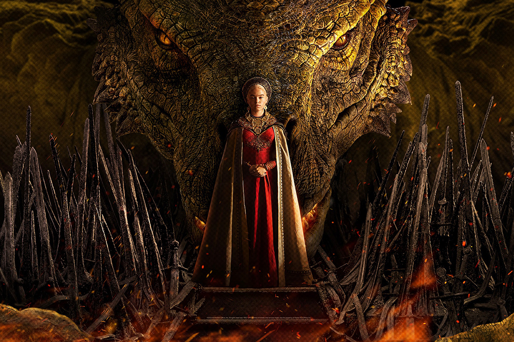 Poster da série House of the Dragon.
