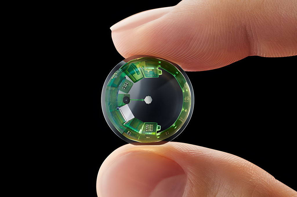 A lente de contato inteligente