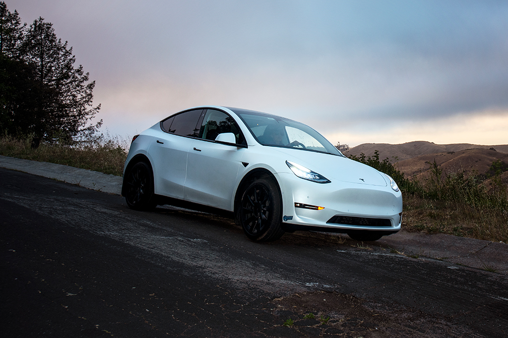 Fotografia do Tesla Model Y.