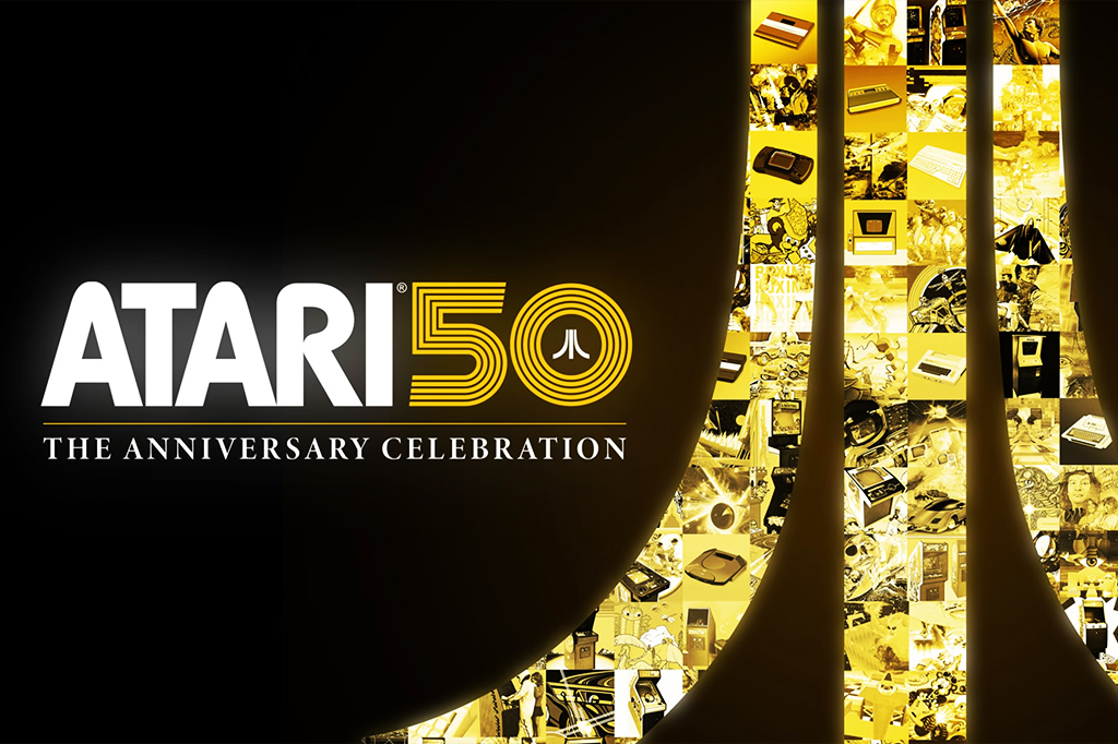 Capa da edição comemorativa "Atari 50: The Anniversary Celebration".