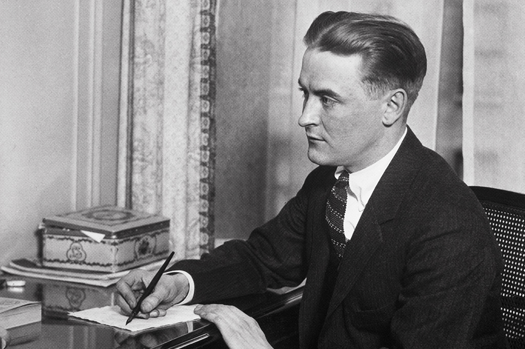 Retrato de Scott Fitzgerald.