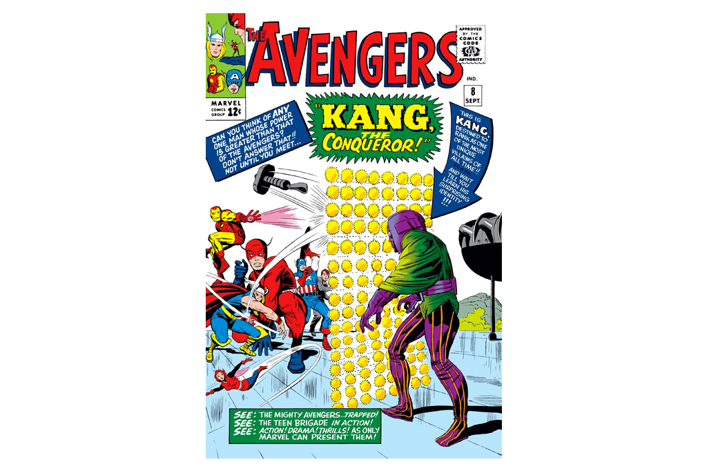 Imagem de capa do quadrinho The Avengers #8.