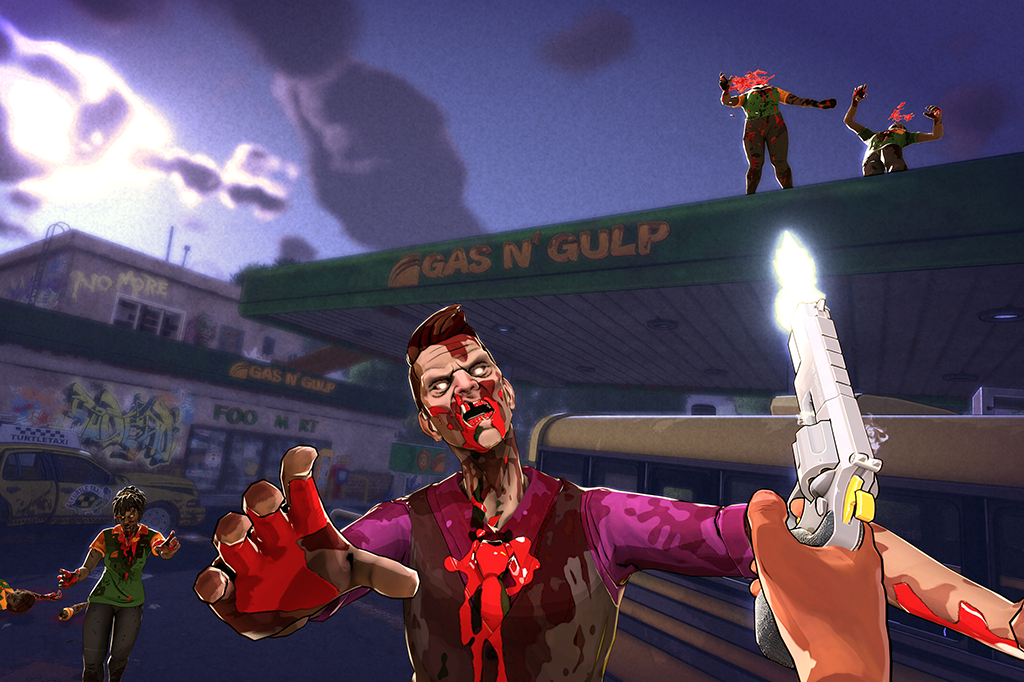 Captura de tela do jogo Zombieland: Headshot Fever.