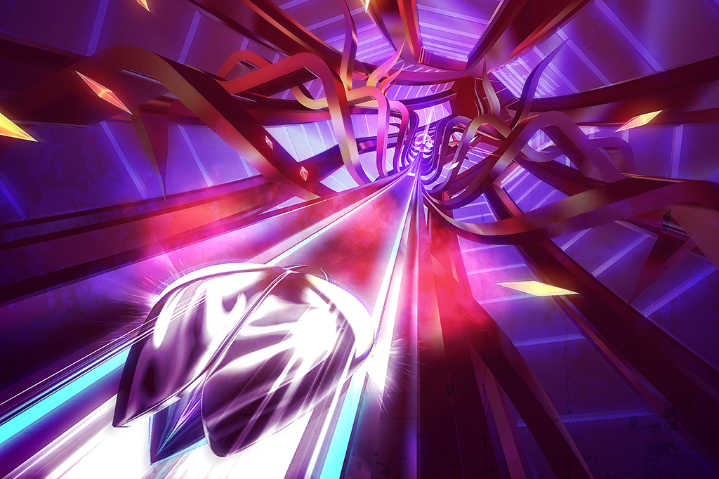 Captura de tela do jogo Thumper.