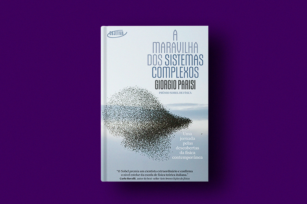 Capa do livro A Maravilha dos Sistemas Complexos em fundo liso.