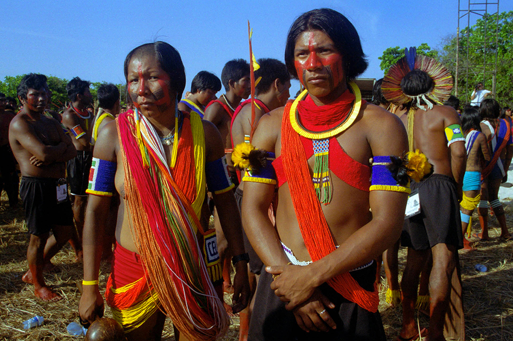 Foto da tribo Kayapó.