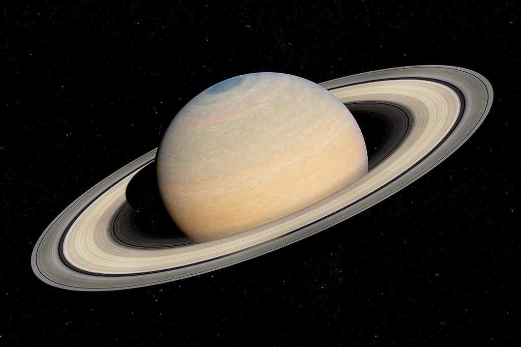 Ilustração de Saturno.
