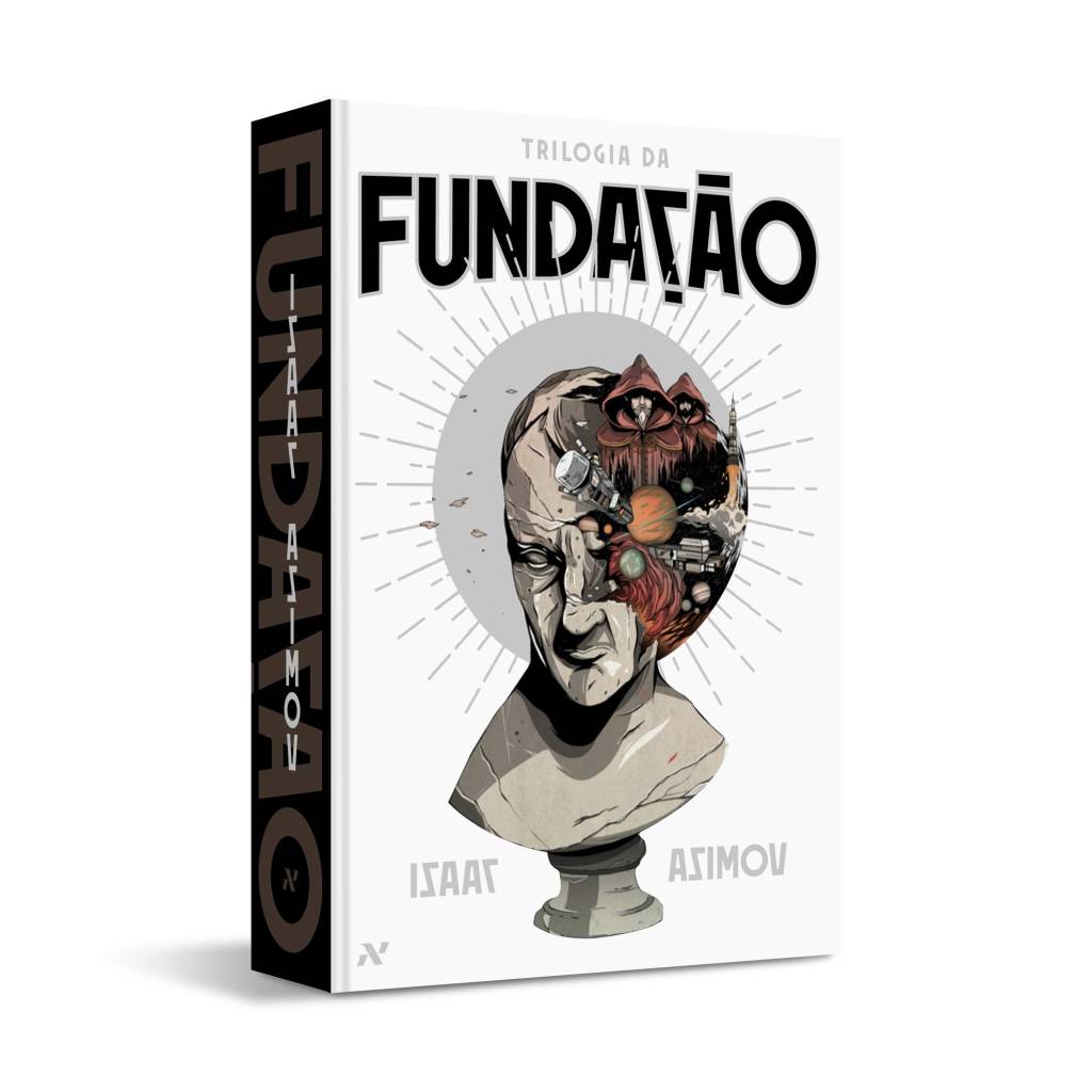 Capa do livro "Trilogia da Fundação".