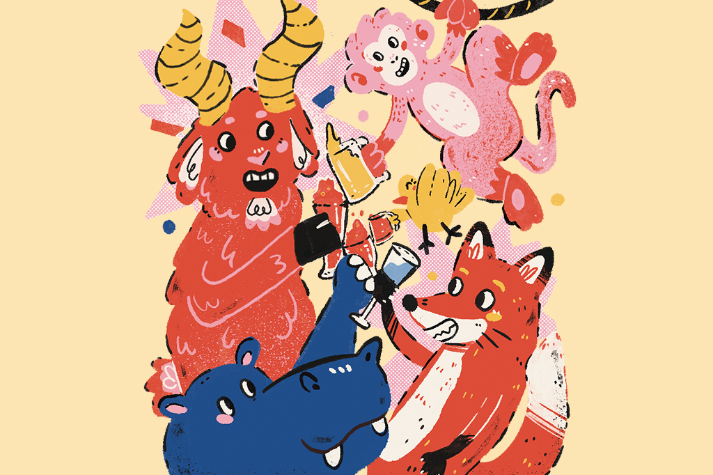 Animais bebem álcool?