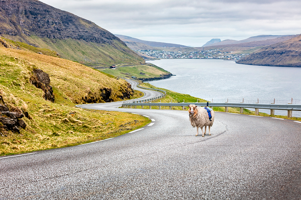 Foto da ilha Faroe.