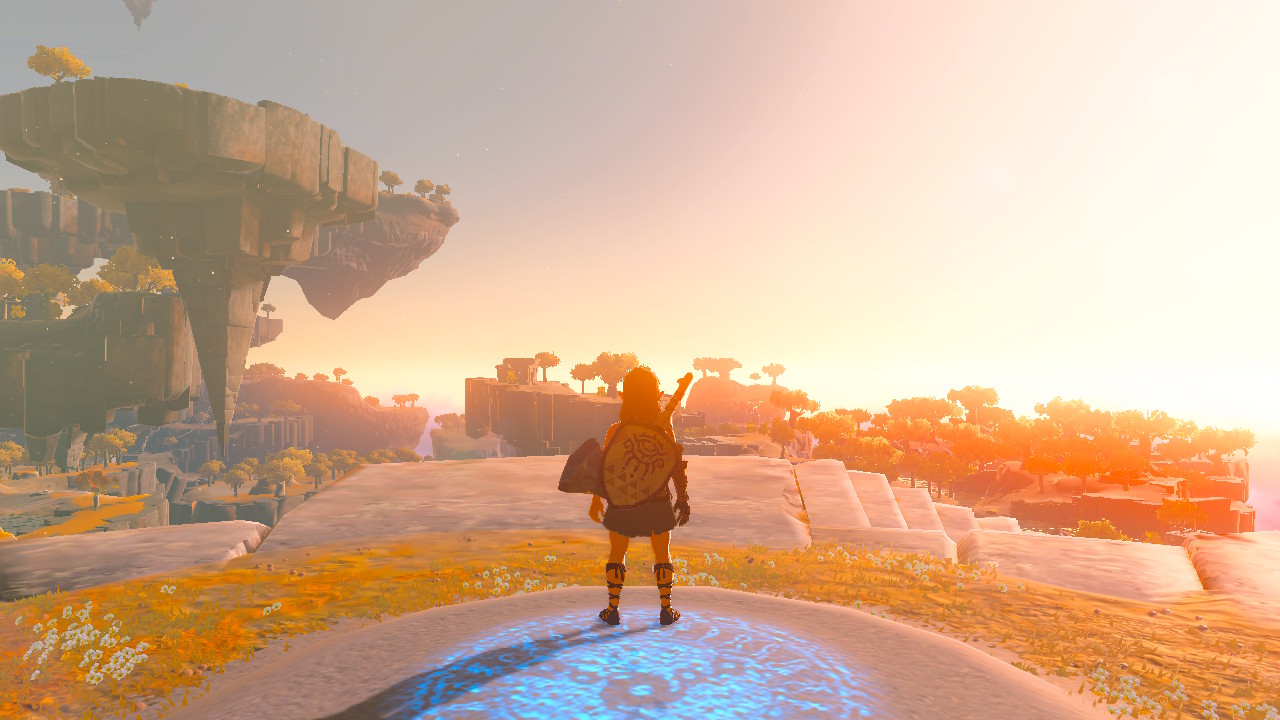 tela do game Zelda: tears of the kingdom