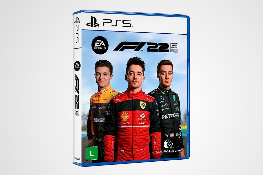 Capa do jogo F1 2022 para PS5.