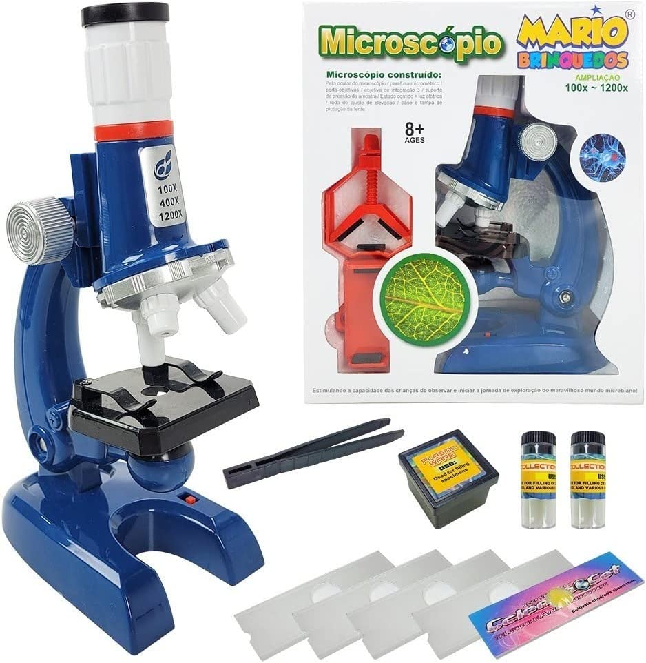 Kit microscópio infantil