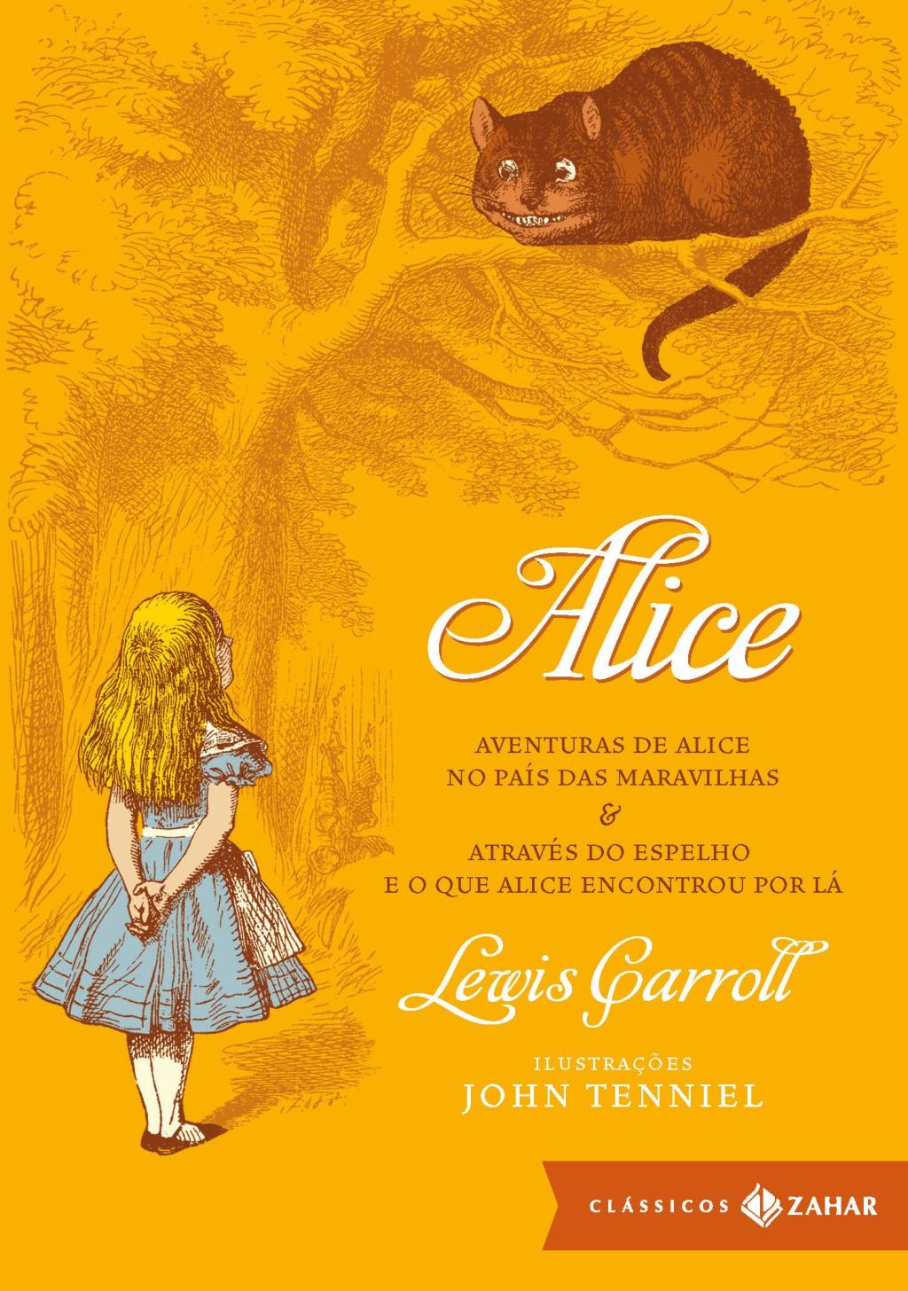 Alice: edição bolso de luxo: Aventuras de Alice no País das Maravilhas & Através do Espelho e o que Alice encontrou por lá