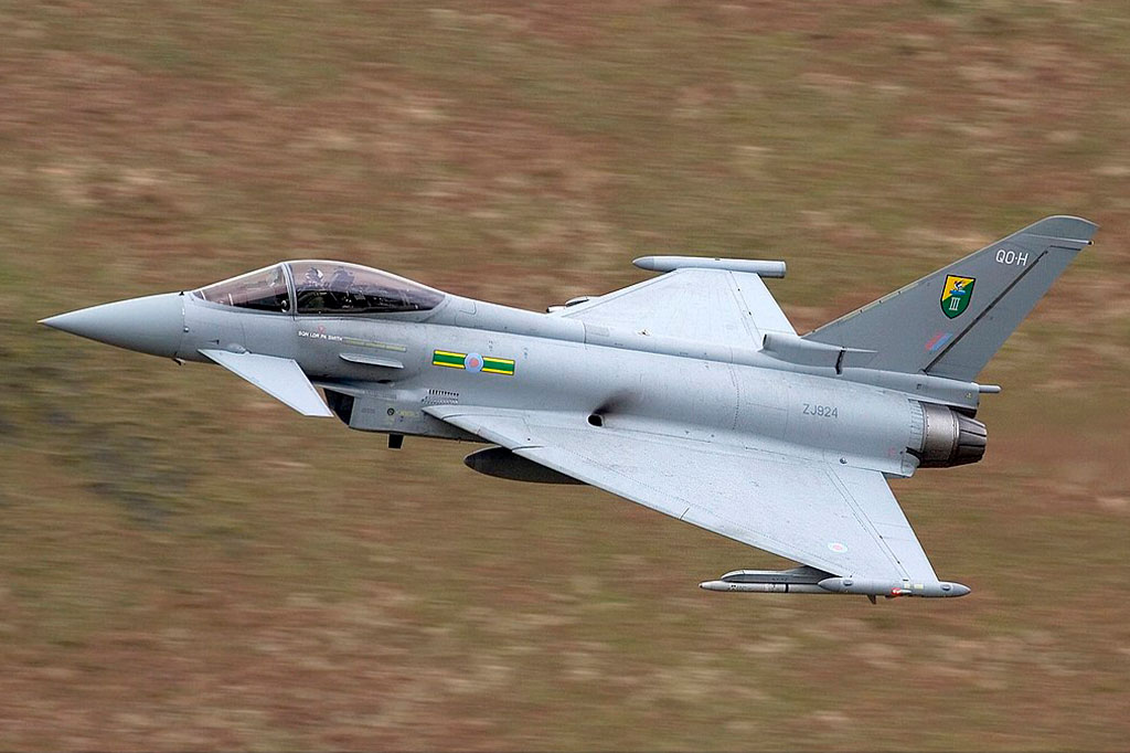 Typhoon da Força Aérea Real.