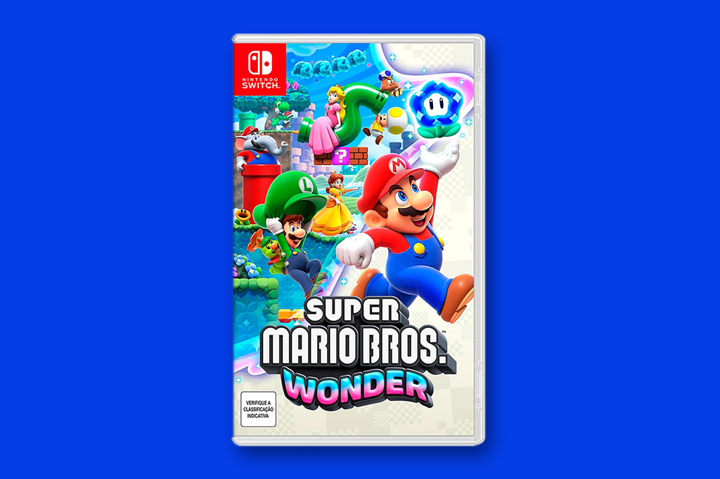 Imagem da capa do jogo Super Mario Bros Wonder.