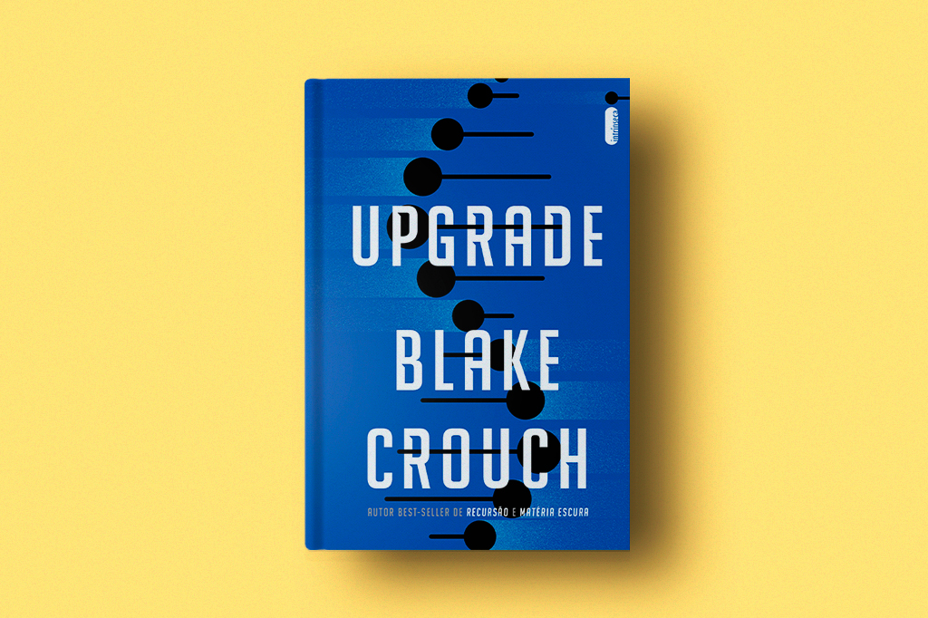 SI_456_Playlist_upgrade_site Foto do livro Upgrade Black Crouch sobre fundo amarelo.