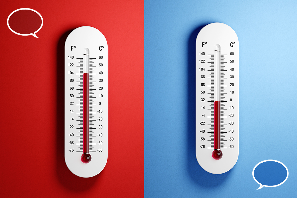 O clima pode fazer as pessoas falarem mais alto ou mais baixo