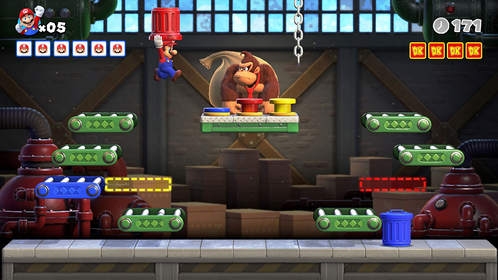 Imagem do jogo Mario vs Donkey Kong