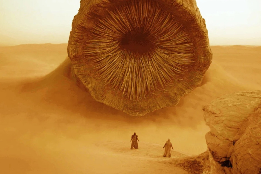 Verme de areia do filme Duna (2024).