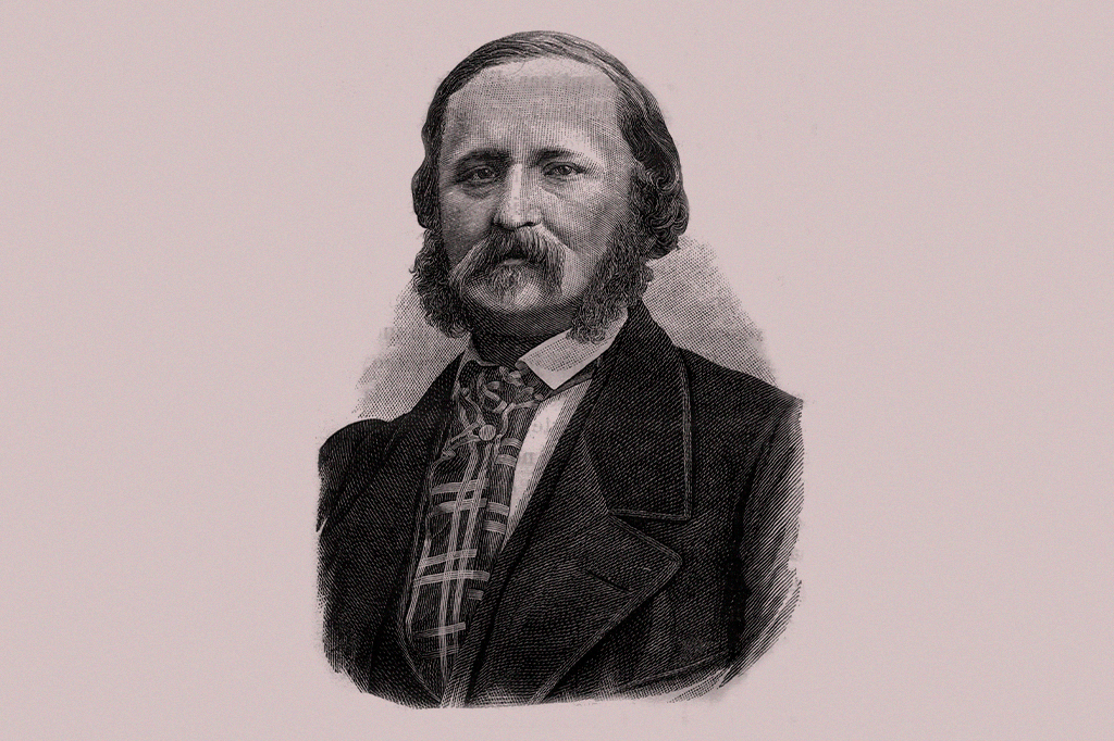 Retrato do Édouard-Léon Scott de Martinville.