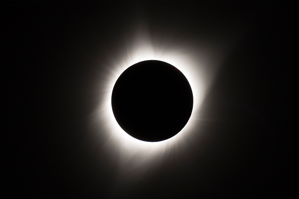 Eclipse solar total registrado em 2017