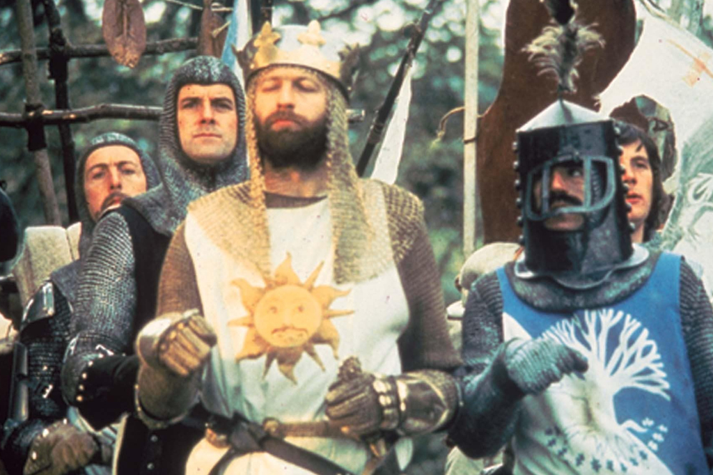 Monty Python em Busca do Cálice Sagrado (1975).