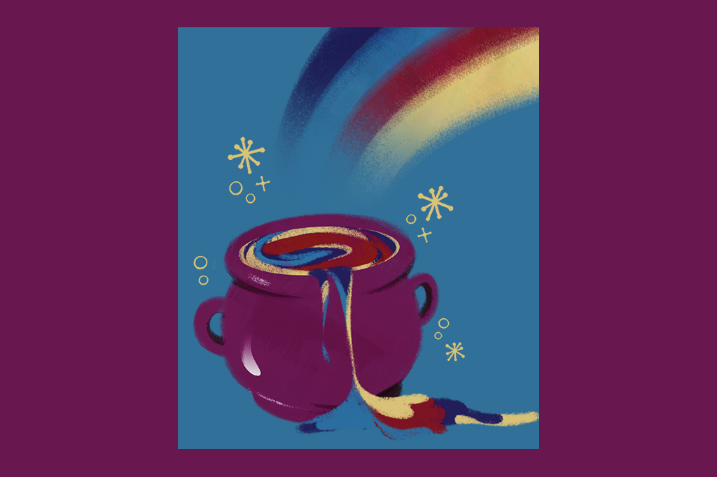 Por que, quando misturamos todas as cores de tinta, não dá branco?