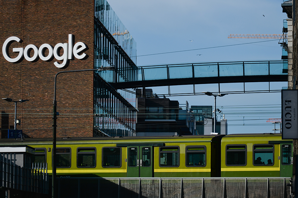 Edifício corporativo da empresa Google, em Dublin.