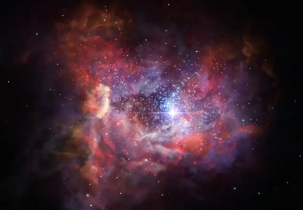 Galáxia zumbi volta à vida após 20 milhões de anos sem atividade