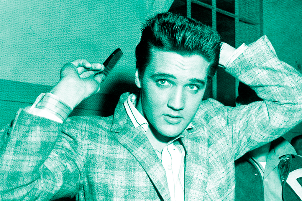 Imagem do cantor Elvis Presley.