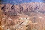 Vista aérea da Cordilheira de Zagros, no Irã