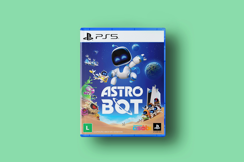 Capa do jogo de console "Astro Bot"