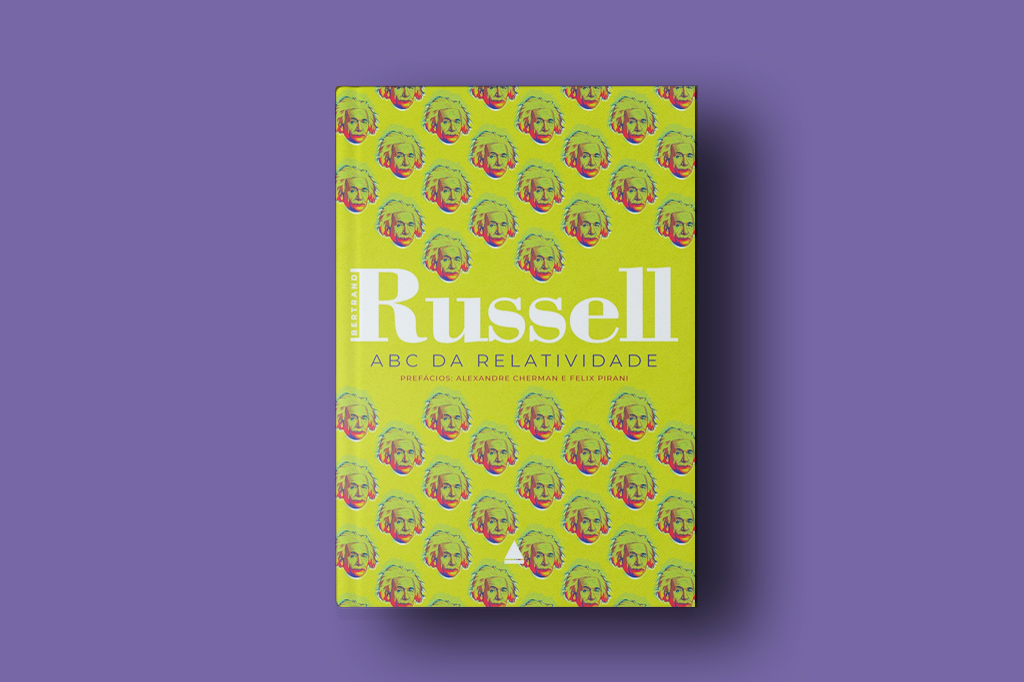 SI_468_Playlist_Russel Imagem do livro ABC da relatividade, de Bertrand Russell, em fundo lilás.