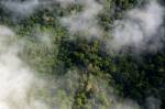 Foto do Brasil, floresta Amazônica e nuvens.