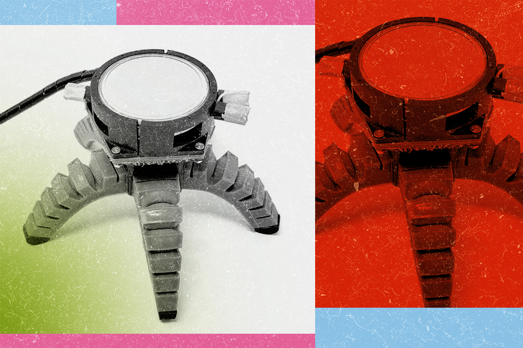 Fungo controla os movimentos de robô