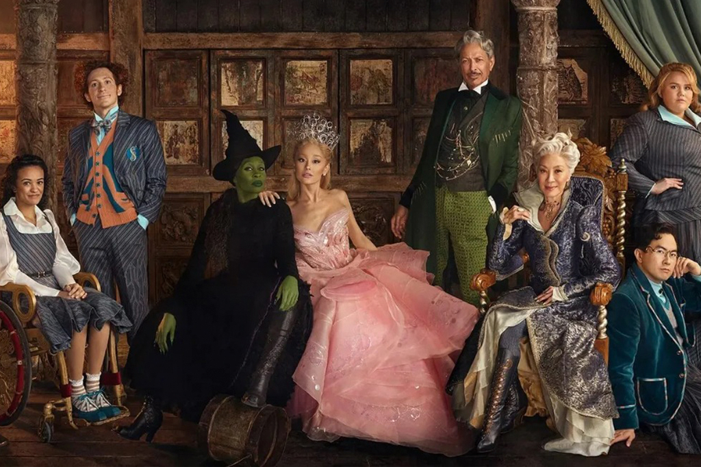 Foto do elenco do filme Wicked.