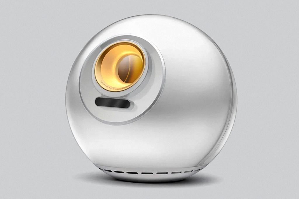 Imagem do Orb, equipamento para escaneamento de íris.